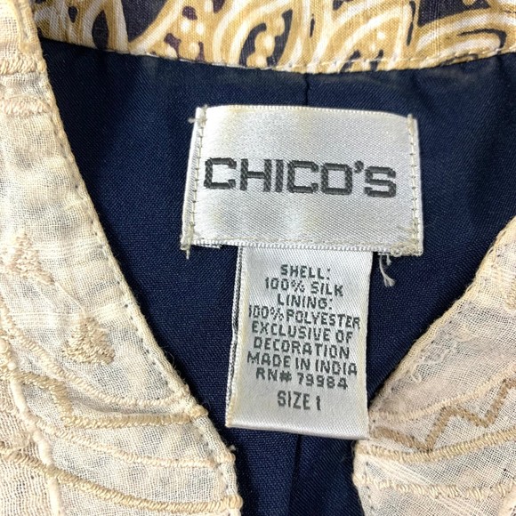 Chicos Silk Jacket - Picture 4 of 4
